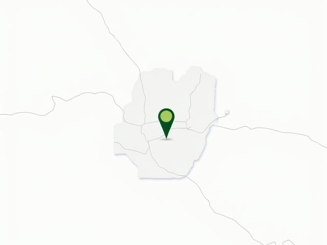 Static visual representation of our location on a map of Lagos